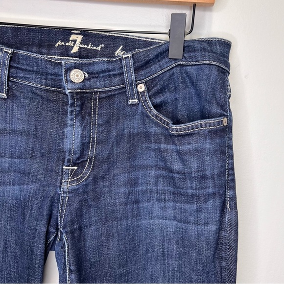 7 For All Mankind Dark Wash Bootcut Jeans Size 29 - Picture 5 of 13